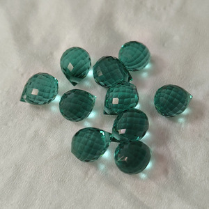 Cuentas de Vidrio en Forma de Gota de Agua Coloridas, Gemas de Vidrio Sintético, Gemas Sueltas en Forma de Lágrima - Product Image 3