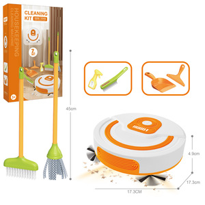 TOMMABO-Jouets <span class=keywords><strong>de</strong></span> nettoyage en plastique simulés pour enfant, outil sanitaire, aspirateur électrique - Product Image 2