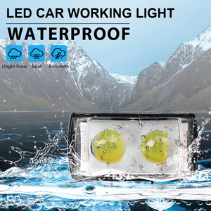 Nouveau projecteur à 2 lentilles 12V blanc jaune rouge et bleu étanche 18W pour moto, VTT, camion, accessoires de voiture - Product Image 6