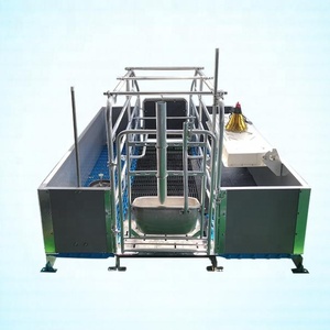 Nouvelle cage de mise bas pour porcs de la marque HENGYIN, système d'alimentation et d'abreuvement automatique, certifiée CE, durée de vie de 15 à 25 ans, galvanisée à chaud - Product Image 1