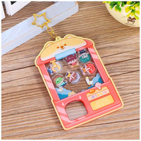 Porte-clés shaker imprimé personnalisé Remplissage liquide Quicksand Shaker en acrylique Porte-carte photo Kpop