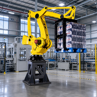 Robot Palletizing Industri FANUC M-410iC/315, Beban Angkut 315kg, Jangkauan 3143mm, Lengan Robot 4 Axis untuk Otomatisasi Penanganan Material