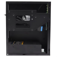 Boîtier de jeu ITX personnalisé en alliage d'aluminium, mini-ordinateur de bureau compatible avec les cartes mères ITX