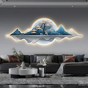 Decorazione Artistica <span class=keywords><strong>da</strong></span> <span class=keywords><strong>Parete</strong></span> per Soggiorno e <span class=keywords><strong>Camera</strong></span> <span class=keywords><strong>da</strong></span> <span class=keywords><strong>Letto</strong></span> Decorazione Casa Quadri Decorativi a LED Intagliati - Product Image 4