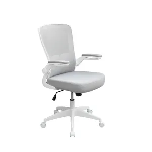 Vente en gros de chaise de bureau rotative de haute qualité en tissu maillé pour la gestion administrative ergonomique