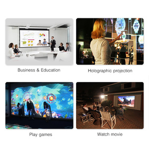 Projecteur <span class=keywords><strong>BYINTEK</strong></span> K500 3LCD 1080P 4000 lumens ANSI Haute luminosité 1920*1200 Proyector pour l'éducation et la publicité extérieure - Product Image 4