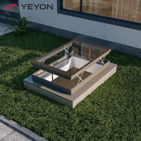 2026 Yeyon Fenêtres de toit/éclairage d'enceinte en aluminium, sur mesure OEM, modernes, à suspension supérieure, fixes, étanches et isolantes thermiquement, pour toits de maisons, balcons et applications automobiles