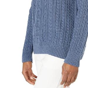 Jersey ajustado de manga larga con cuello en V para mujer del fabricante de Bangladesh, suéter de color sólido, vestido coreano informal lavable - Product Image 3