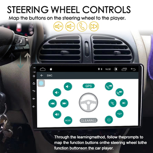 Android 13 écran tactile AI Voice <span class=keywords><strong>autoradio</strong></span> GPS pour Citroën <span class=keywords><strong>C2</strong></span> Peugeot 206 2006-2013 Stereo BT Multimedia Video Player CarPlay - Product Image 5