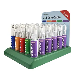 Hot sale Data cable set for phone Mobile Accessories type c to type c display stand rack