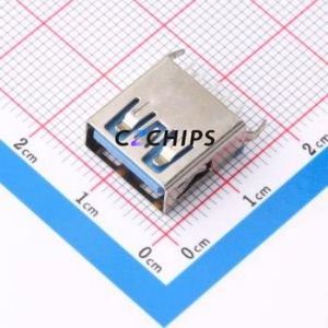HC-USB3.0-L130-WP <b>USB</b> <b>Connector</b> Through hole Component (THT) <b>Connector</b> Type-A <b>USB</b> 3.0 Female Through Hole - Product Image 1