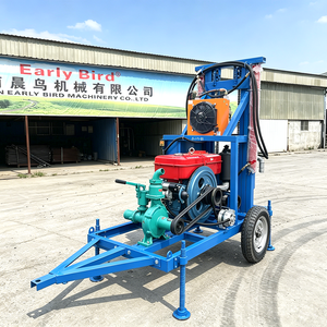 150m 200m profundidade portátil água poço furo perfuratriz fábrica venda direta 30HP motor diesel água poço máquina de perfuração - Product Image 5