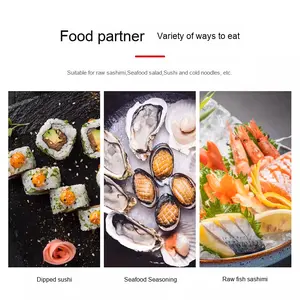 Paket kotak celup <span class=keywords><strong>Spicy</strong></span> oods saus Sushi masakan Jepang wassauce hijau Juyin - Product Image 2