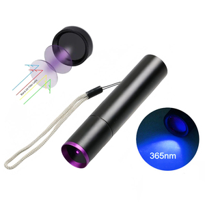 Vente chaude Portable Mini lampe torche UV 365nm USB Rechargeable en alliage d'aluminium lampe de poche pour billet moule chat mousse détection - Product Image 1