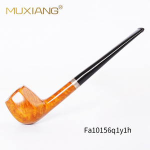 MUXIANG Briar Wood Tobacco Pipe Straight Stem Billiards Style Lightweight Men's Smoking Pipe - Product Image 5