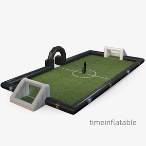 Campo Sportivo Gonfiabile da <span class=keywords><strong>Strada</strong></span> Personalizzato, Campo da Calcio Gonfiabile 3v3 con Soffiatore d'Aria, Spedizione via Mare - Product Image 6