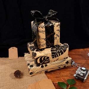 High Quality Wholesale 80g <b>Christmas</b> Kraft <b>Paper</b> Tissue 43*300cm Gift <b>Luxury</b> Custom Birthday Packaging <b>Wrapping</b> <b>Paper</b> Roll - Product Image 4