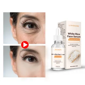 OEM ODM best skin care idratante essence anti aging whitening facial white rice serum