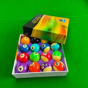 Juego de bolas de billar de resina Blue Diamond Cyclops de 5.72 mm, 16 piezas, para uso amateur. - Product Image 3