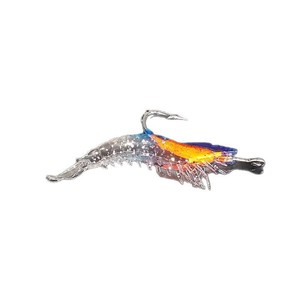 Señuelo de camarón suave de 6 cm y 3 g con anzuelo de plomo, cebo biomimético para pesca de lubina, fabricante Weihai - Product Image 5