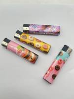 BAIDA USB Style Électrique Rechargeable Briquet À Gaz Coupe-Vent Intérieur/Extérieur Cuisine Voyage Logo BBQ Bougie Utilisation Fabriqué En Plastique