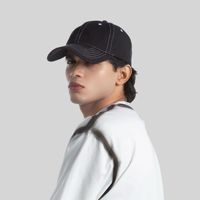 Casquette de baseball en toile décontractée et tendance avec logo personnalisé, bords souples, blocs de couleur, personnalisable, ajustable, 100 % coton, pour le marché international
