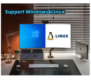 Qotom không quạt máy tính để bàn di động tường lửa Mini PC j4125 DDR4 16GB Ram 5*2.5G LAN Micro máy tính - Product Image 6