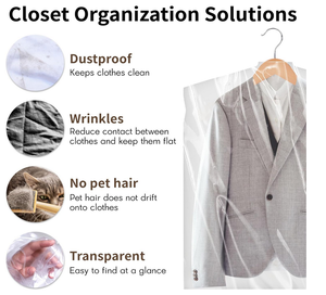 Bolsa de ropa de plástico transparente personalizada a precio barato en rollo para empacar trajes ropa puede personalizarse - Product Image 2