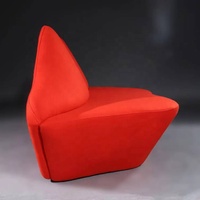 Muebles para el hogar sofá de sala de estar sofá moderno de dos labios rojos calientes sofá en forma de beso llameante sexy hecho en China para la venta