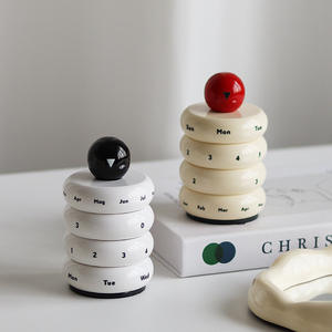 Calendario de escritorio creativo, regalo de cumpleaños, decoración para oficina, escuela, hogar, decoración de estilo nórdico, calendario perpetuo giratorio - Product Image 1