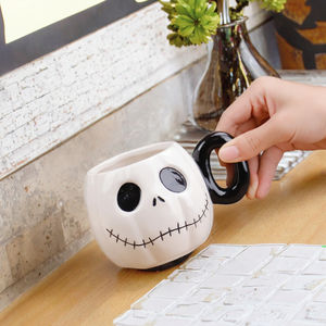 Taza de Café de Cerámica con Diseño de Sonrisas Malvadas, Regalo Novedoso de Halloween, 300 ml de Capacidad, Apta para Microondas y Lavavajillas, Regalos de Dibujos Animados - Product Image 4