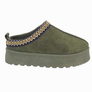 Piattaforma YL-1266 calda e confortevole per interni in pelliccia di peluche casa camera da letto pantofole invernali da donna EVA - Product Image 2