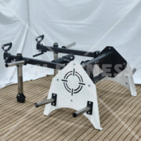 Machine de levage de veau d'âne SM ASN pour salle de sport commerciale avec machine de levage de veau chargée par goupille de coudière