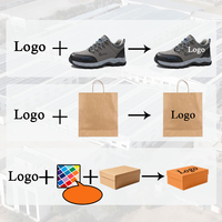 Chaussures de sécurité à bout en acier pour hommes femmes chaussures de travail respirantes semelle en caoutchouc durable chaussures de construction industrielles confortables et antidérapantes