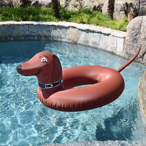 Flotador Inflable de PVC con Forma de Perro para Diversión Acuática en Fiestas de Verano - Product Image 4