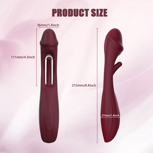 Großhandel Neuer Silikon G-Punkt Vibrator 12 Frequenzen Wasserdicht Wiederaufladbar Erwachsenen-Masturbationsspielzeug - Product Image 5