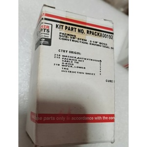 Kit d'assemblage Fisher RPACKX00192, tige 3/8, embout 2-1/8, joint Enviro, pièces de valve industrielles - Product Image 1