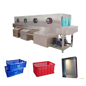 Machine à laver les caisses et bacs en plastique haute pression, nouvelle, avec capacité réglable pour le nettoyage alimentaire – Vente directe usine - Product Image 1