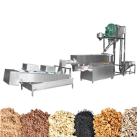 Fabricant chinois de machines automatiques de nettoyage des céréales, machine de lavage et de séchage des graines de sésame, ligne de production de laveuse-sécheuse de sésame