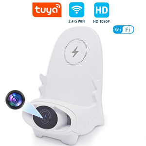 Wireless Charger Hidden Mini <b>Camera</b> 1080P CMOS Sensor <b>Motion</b> Alert Tuya Smart Cam - Product Image 2