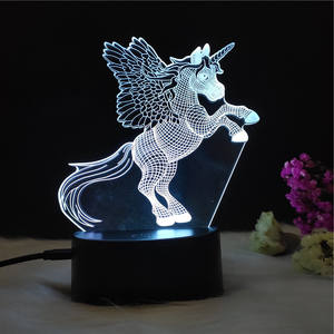 <span class=keywords><strong>La</strong></span> licorne — symbole de <span class=keywords><strong>la</strong></span> liberté, veilleuse 3D, symbole de <span class=keywords><strong>la</strong></span> liberté - Product Image 5