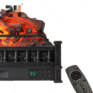 <span class=keywords><strong>Chimenea</strong></span> eléctrica de troncos calentada portátil de 26 pulgadas de alta calidad con <span class=keywords><strong>efecto</strong></span> de disparo de simulación - Product Image 3