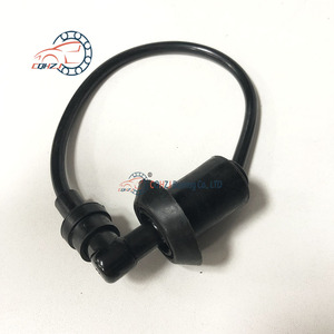 CQHZJ Capuchon de bougie d'allumage de moto Bobine d'allumage en caoutchouc pour BAJAJ PULSAR <span class=keywords><strong>200</strong></span> <span class=keywords><strong>NS</strong></span> DISCOVER CAP BOXER BM 150 200CC 150CC - Product Image 1