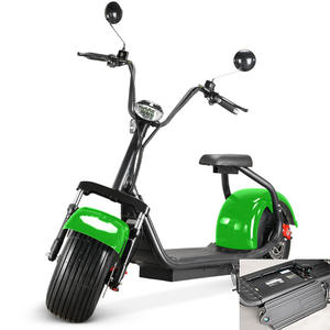 Citycoco-patinete eléctrico de neumáticos anchos, scooter con batería extraíble, <span class=keywords><strong>precio</strong></span> ecológico, 2020 - Product Image 2