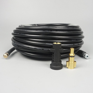Manguera de agua de alta presión de 10m 15m 20m 30m, tubo de PVC para lavado de autos y desatascado de tuberías - Product Image 1