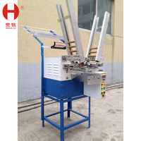 Machine automatique à grande vitesse à double broche, commande PLC, coupe de fil chauffant, enroulement de bobine de fil