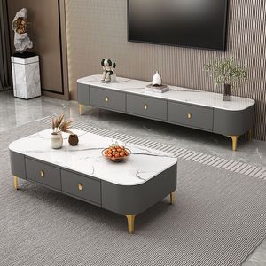 Tables basses carrées modernes de luxe à prix d'usine, tables basses de salon, ensemble de meubles <span class=keywords><strong>TV</strong></span> modernes pour la maison - Product Image 6