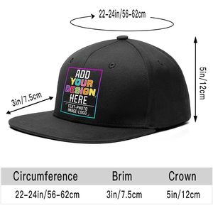 หมวกเบสบอลแบบ Snapback  ยูนิเซ็กซ์ ผ้าฝ้าย 100% ปักโลโก้  หมวกสั่งทำพิเศษสำหรับผู้ชายและผู้หญิง - Product Image 5
