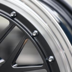 Jantes forgées en deux parties TITAN FORCE 20x9 20x12 5x114.3, jantes à rivets à profil profond, finition argent poli, compatibles Ferrari <span class=keywords><strong>458</strong></span> 488 Maserati - Product Image 6