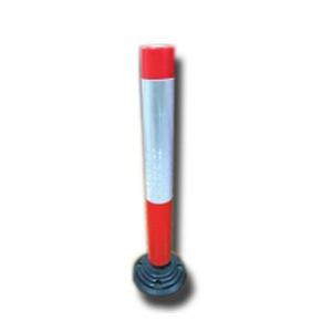 Poste de Señalización de Tráfico Flexible con Base Negra, Poste de Advertencia Reflectante de PE de Alta Calidad - Product Image 4